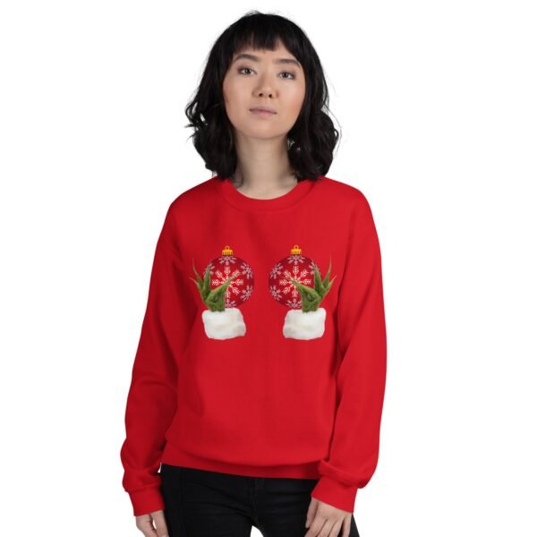 Grinch Pinch Baubles Funny Christmas Jumper - Image 4