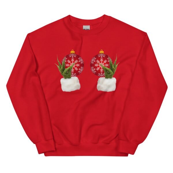 Grinch Pinch Baubles Funny Christmas Jumper - Image 8