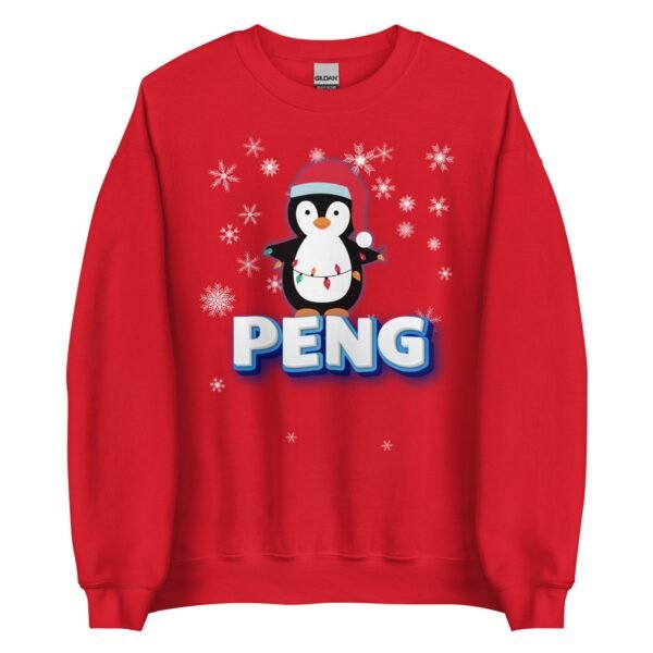 PENG – Penguin Christmas Jumper Sweatshirt - Image 6