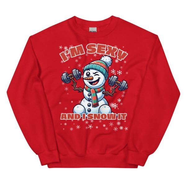 I’m Sexy And I Snow It Funny Christmas Jumper - Image 7