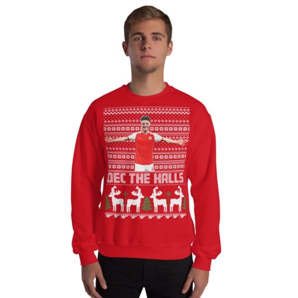 Declan Rice Christmas Jumper Dec The Halls Arsenal - Image 2