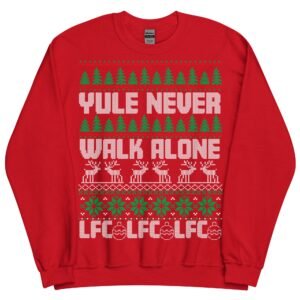 Liverpool Christmas Jumper Yule Never Walk Alone LFC