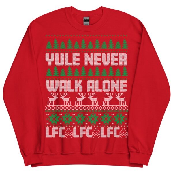 Liverpool Christmas Jumper Yule Never Walk Alone LFC