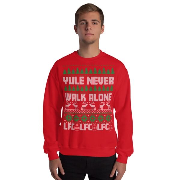 Liverpool Christmas Jumper Yule Never Walk Alone LFC - Image 2