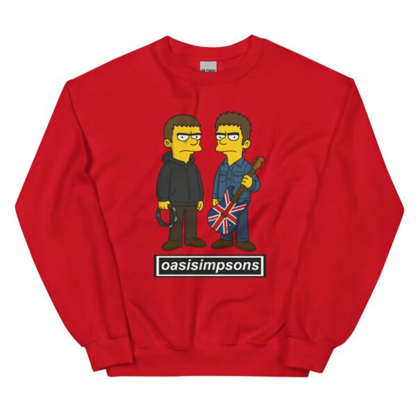Oasis Simpsons Sweatshirt – Oasisimpsons Funny Jumper - Image 7