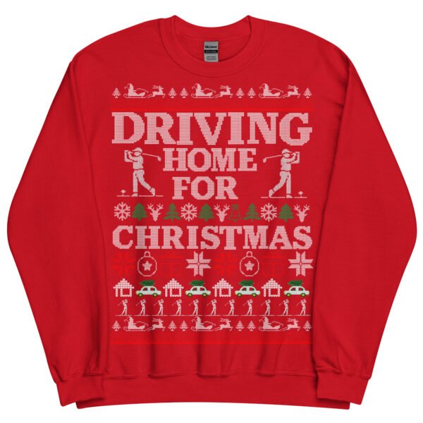 Golf Christmas Jumper Funny Driving Home For Christmas - Image 7