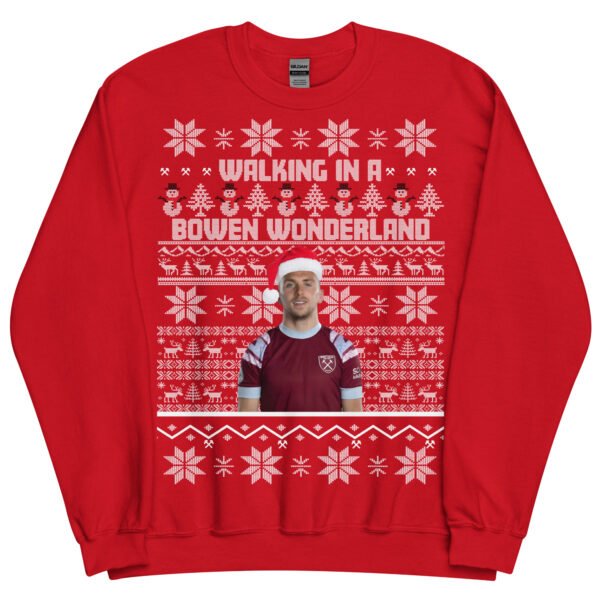 Jarrod Bowen Christmas Jumper Walking In A Bowen Wonderland - Image 5