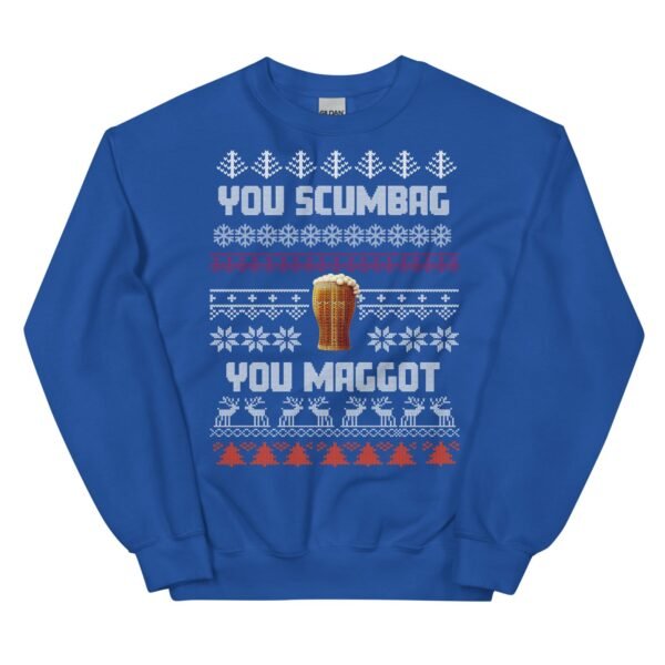 You Scumbag You Maggot Christmas Jumper Funny Pogues - Image 6