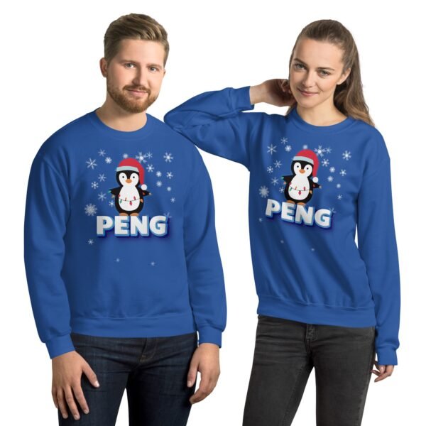 PENG – Penguin Christmas Jumper Sweatshirt - Image 3