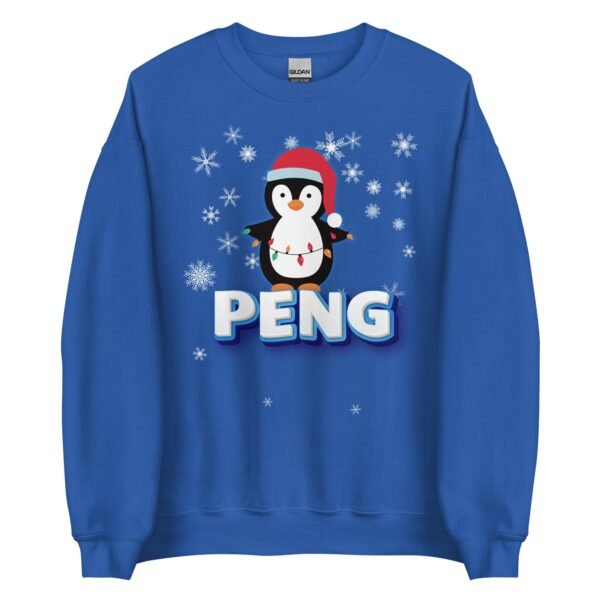PENG – Penguin Christmas Jumper Sweatshirt - Image 7