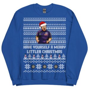 Luke Littler Christmas Jumper – Funny Luke “The Nuke” Darts Xmas Jumper