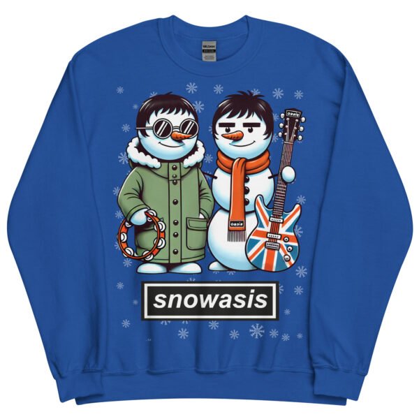 Snowasis Oasis Christmas Jumper Liam & Noel Gallagher Snowmen - Image 9