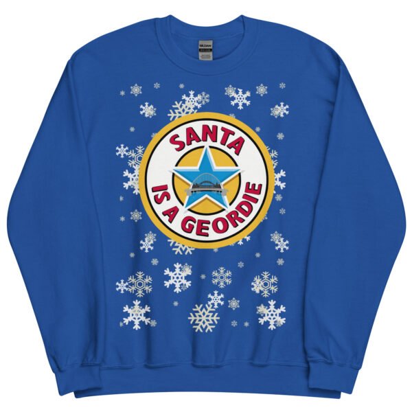 Santa Is A Geordie Christmas Jumper - Image 9