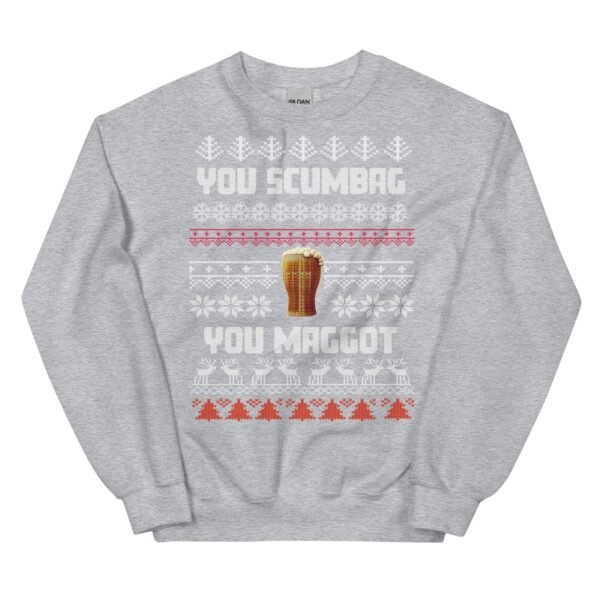 You Scumbag You Maggot Christmas Jumper Funny Pogues - Image 8