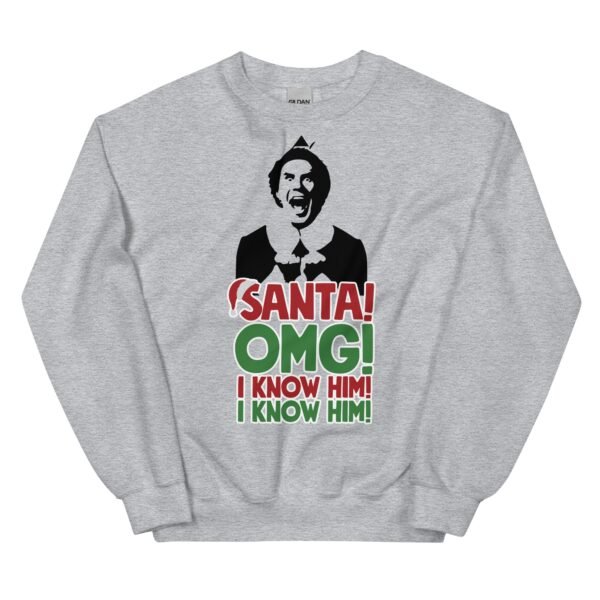 Buddy The Elf Christmas Jumper Santa OMG I Know Him - Image 7