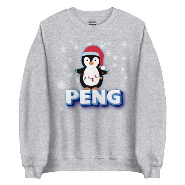 PENG – Penguin Christmas Jumper Sweatshirt - Image 8