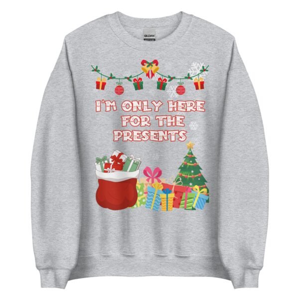 I’m Only Here For The Presents Jumper Christmas Jumper For Men - Image 9