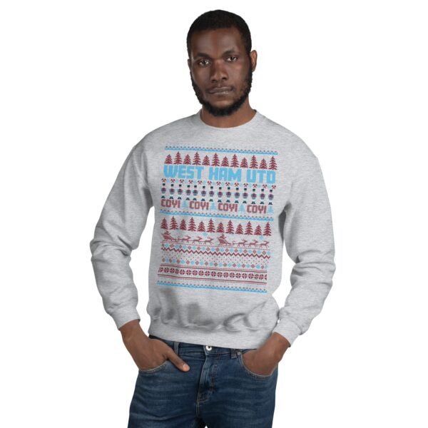 West Ham Christmas Jumper Fun Hammers Christmas Top - Image 5
