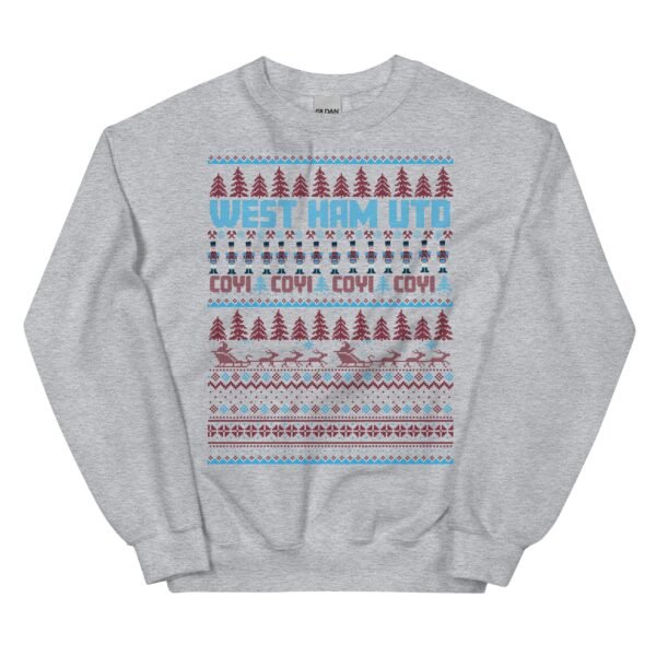 West Ham Christmas Jumper Fun Hammers Christmas Top - Image 10