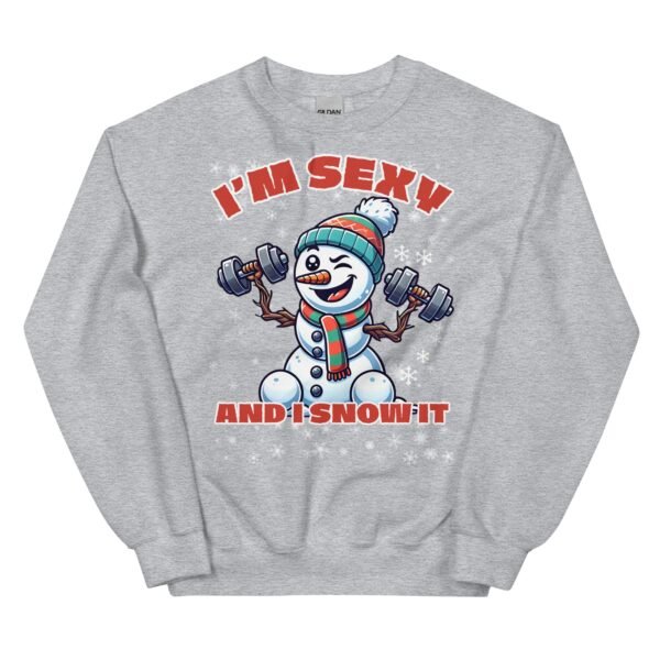 I’m Sexy And I Snow It Funny Christmas Jumper - Image 11