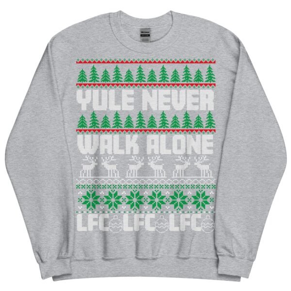 Liverpool Christmas Jumper Yule Never Walk Alone LFC - Image 4
