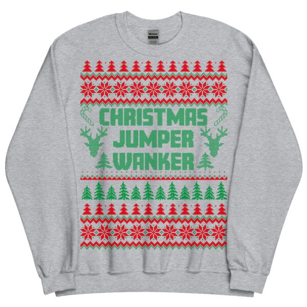 Christmas Jumper Wanker Funny Rude Christmas Jumpers
