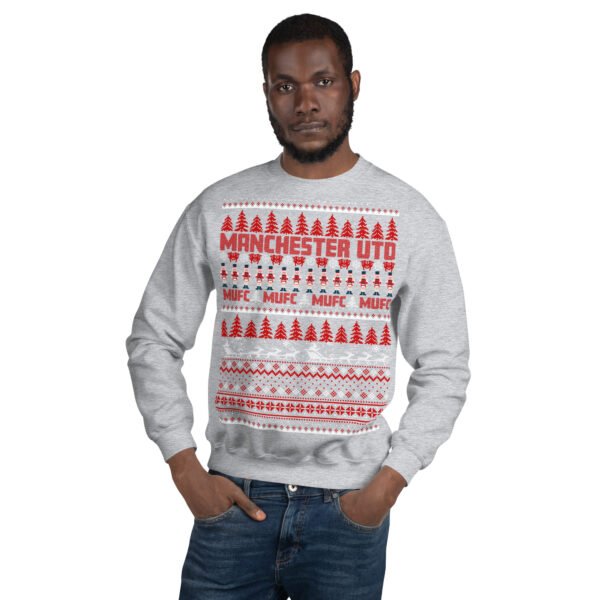 Manchester United Christmas Jumper Man U Sweatshirt - Image 3