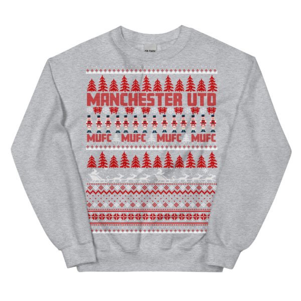 Manchester United Christmas Jumper Man U Sweatshirt - Image 2
