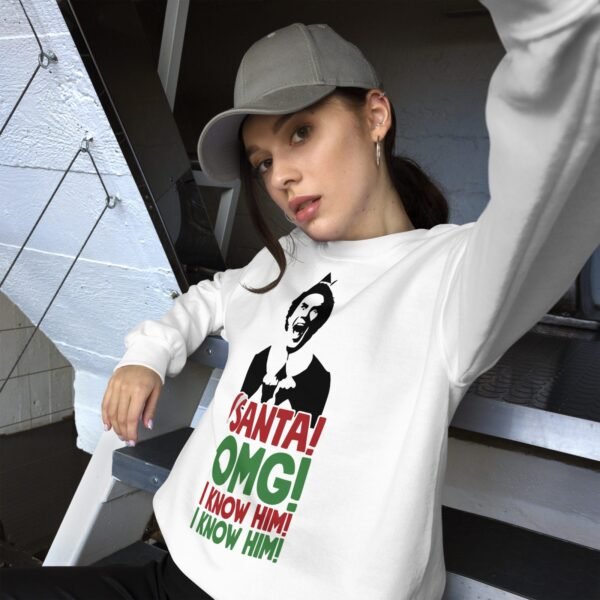 Buddy The Elf Christmas Jumper Santa OMG I Know Him - Image 5