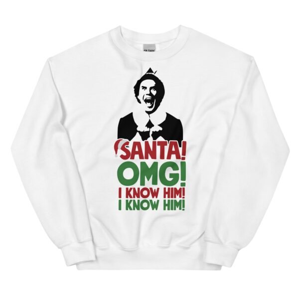 Buddy The Elf Christmas Jumper Santa OMG I Know Him - Image 8