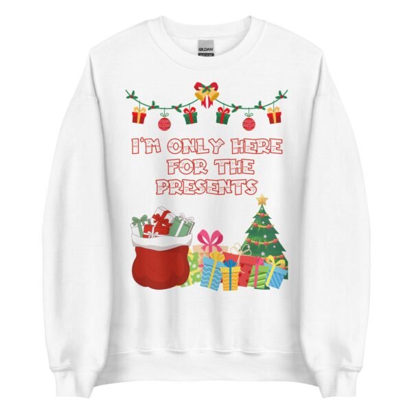 I’m Only Here For The Presents Jumper Christmas Jumper For Men - Image 11