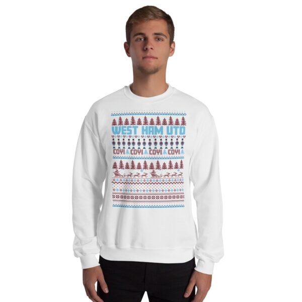 West Ham Christmas Jumper Fun Hammers Christmas Top - Image 4