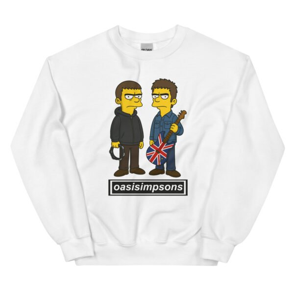 Oasis Simpsons Sweatshirt – Oasisimpsons Funny Jumper - Image 13