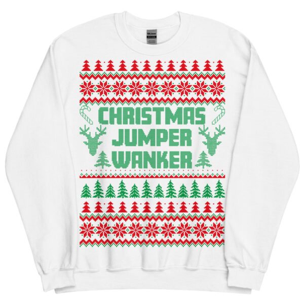 Christmas Jumper Wanker Funny Rude Christmas Jumpers - Image 9