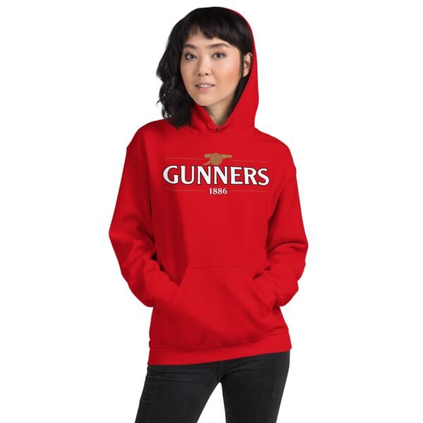 Arsenal Hoodie Gunners Red or Black - Image 5