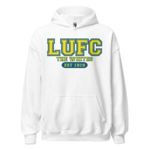Leeds United FC Hoodie The Whites Est 1919 LUFC