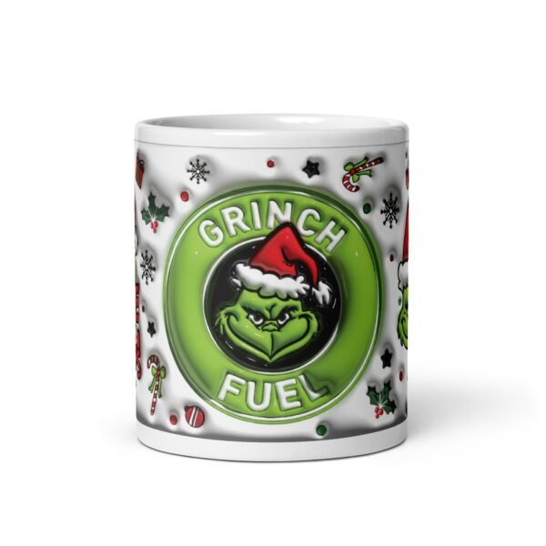 Grinch Fuel Christmas Mug - Image 3