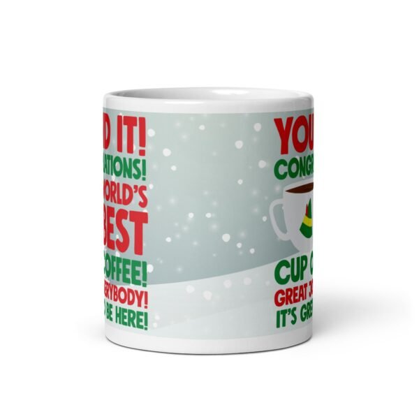 Buddy The Elf Christmas Mug Best Cup of Coffee Mug - Image 3