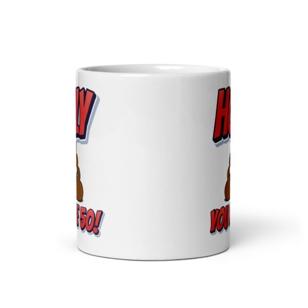 Holy Shit You Are 50! Funny 50th Birthday Mug Gift - Image 3
