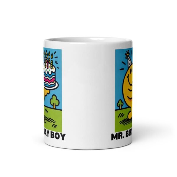 Mr. Birthday Boy Mug Mr. Men Style Birthday Gift Mug - Image 3