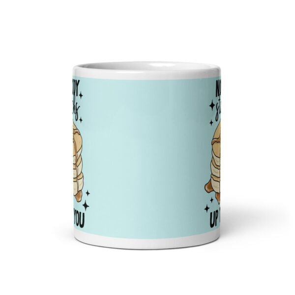 Nobody Stacks Up To You Pancake Valentines Gift Mug - Image 3