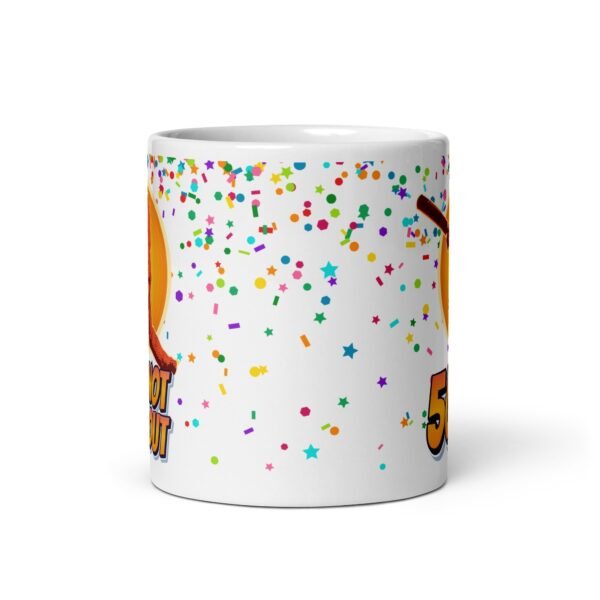 50 Not Out Cricket Mug 50th Birthday Gift - Image 3