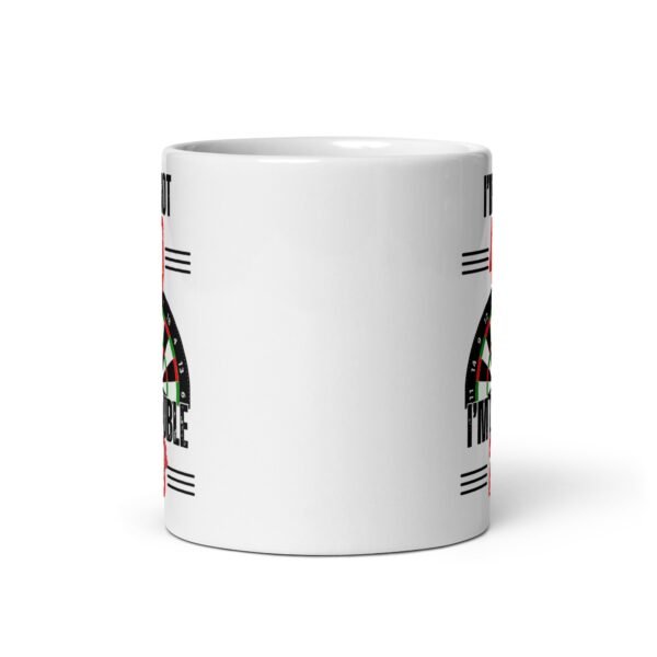 40th Birthday Darts Mug 40th Gift Darts Birthday Presents - Image 3