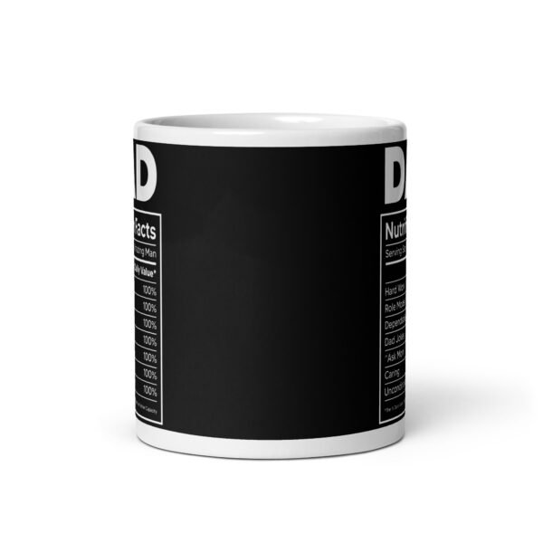 Funny Dad Mug Nutrition Facts - Image 3