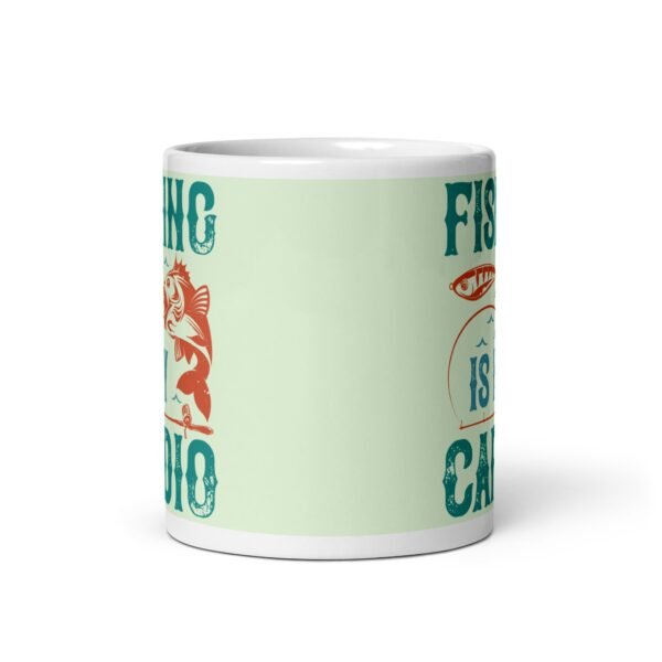 Fishing Is My Cardio – Gift Mug For Anglers - Image 3