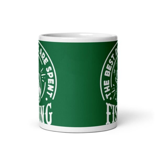 The Best Days Are Spent Fishing Mug - Image 3