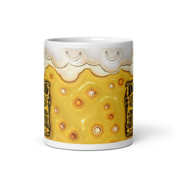 Dad Mug The Man The Myth The Legend Beer Mug - Image 3