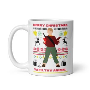 Home Alone Christmas Mug Merry Christmas Ya Filthy Animal