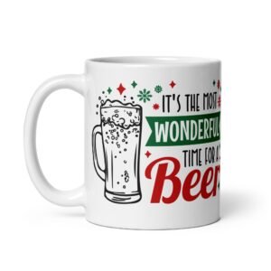 Funny Christmas Mug For Men It’s The Most Wonderful Time For Beer