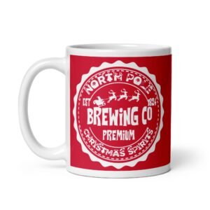 North Pole Brewing Co Christmas Mug